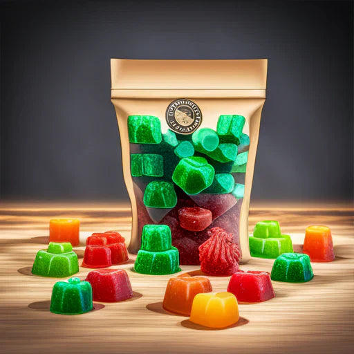 a bag of delta 9 gummies