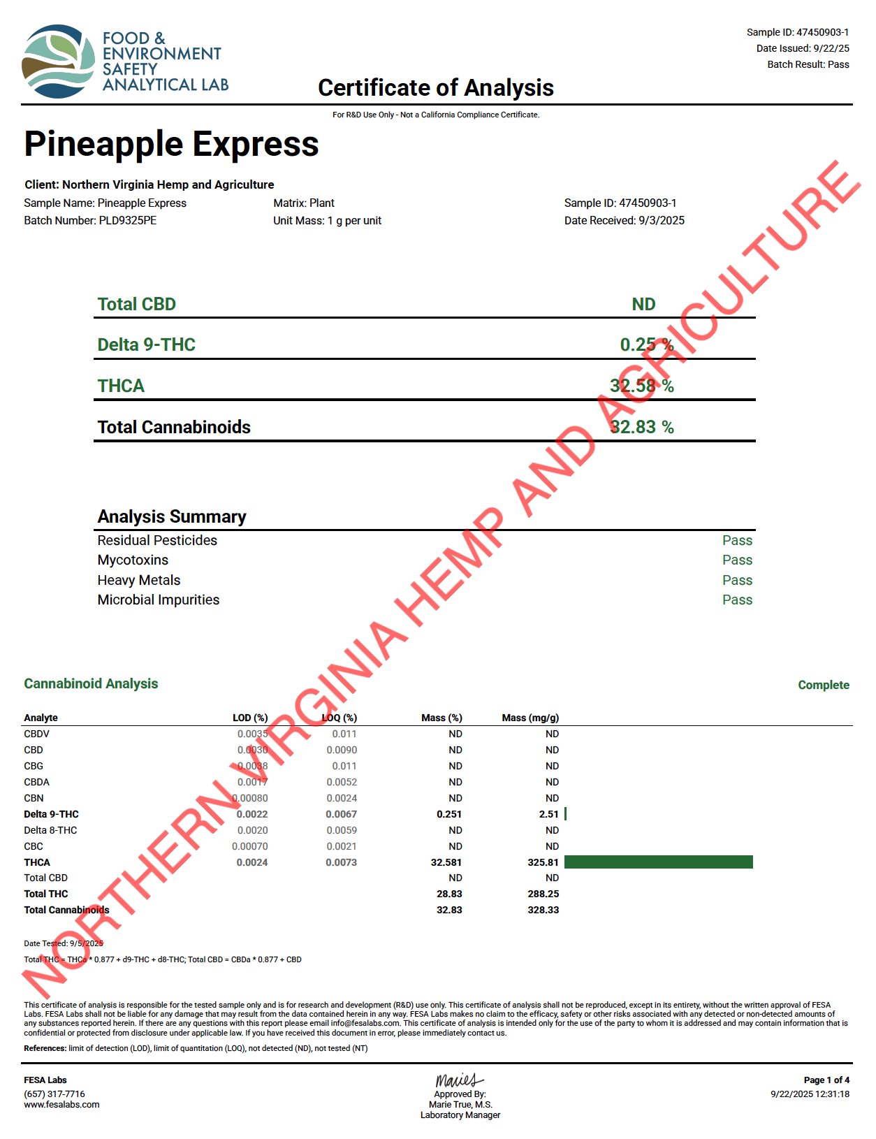 Pineapple Express THCa Flower