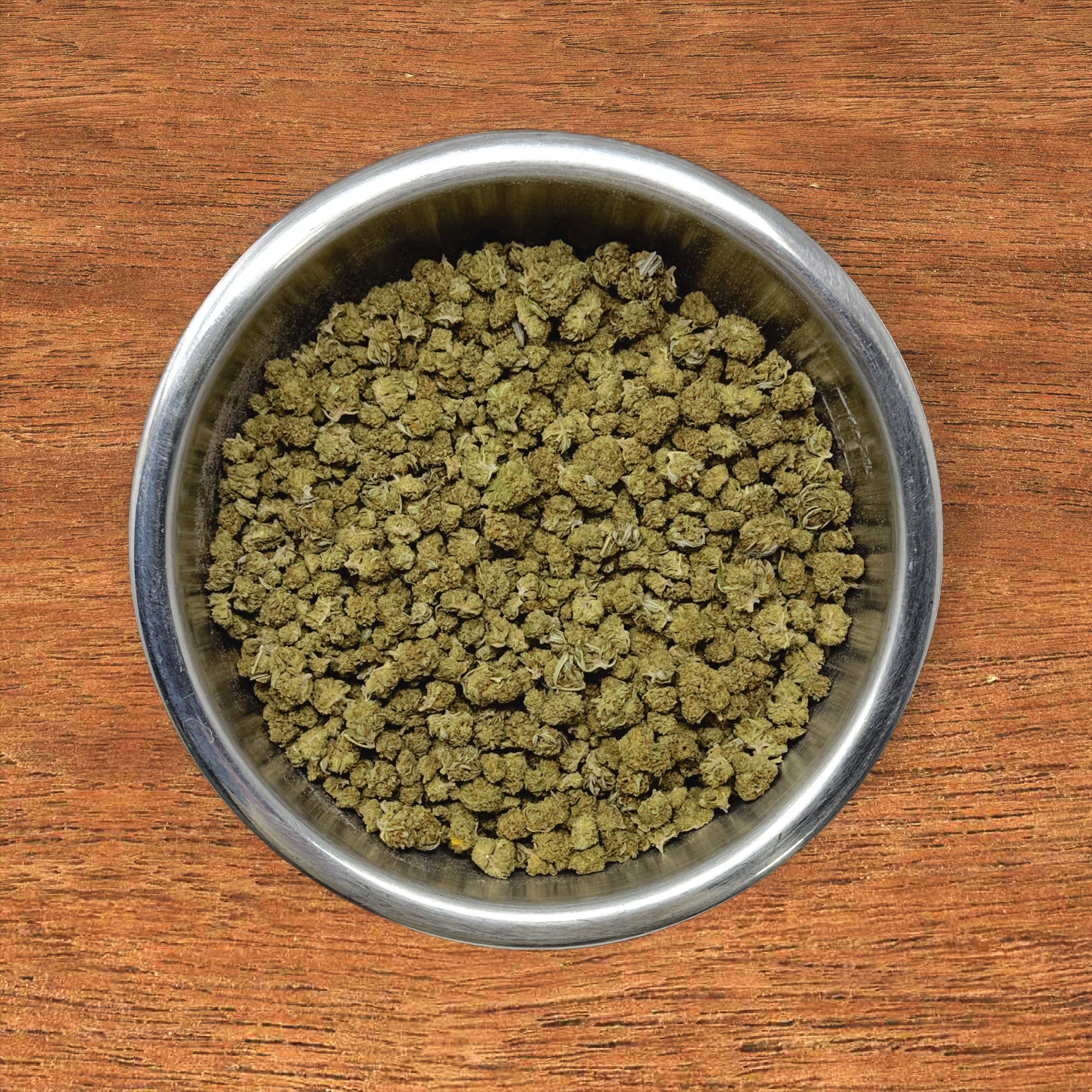 A bowl full of NOVA Hemp’s THCa smalls.