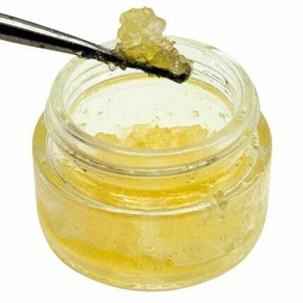 A photograph of THCa diamonds. This blog post answers questions like “what are THCa diamonds?” and “Are THCa diamonds legal?”