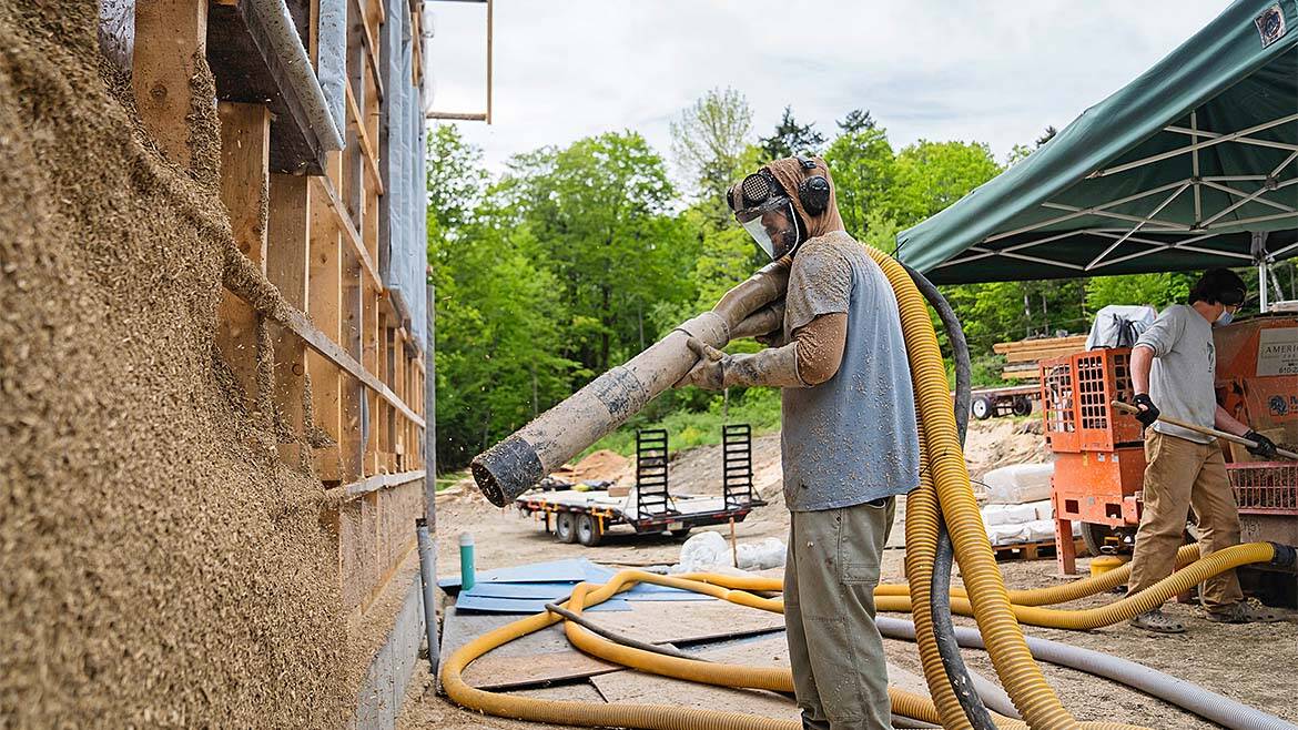 Hempcrete construction