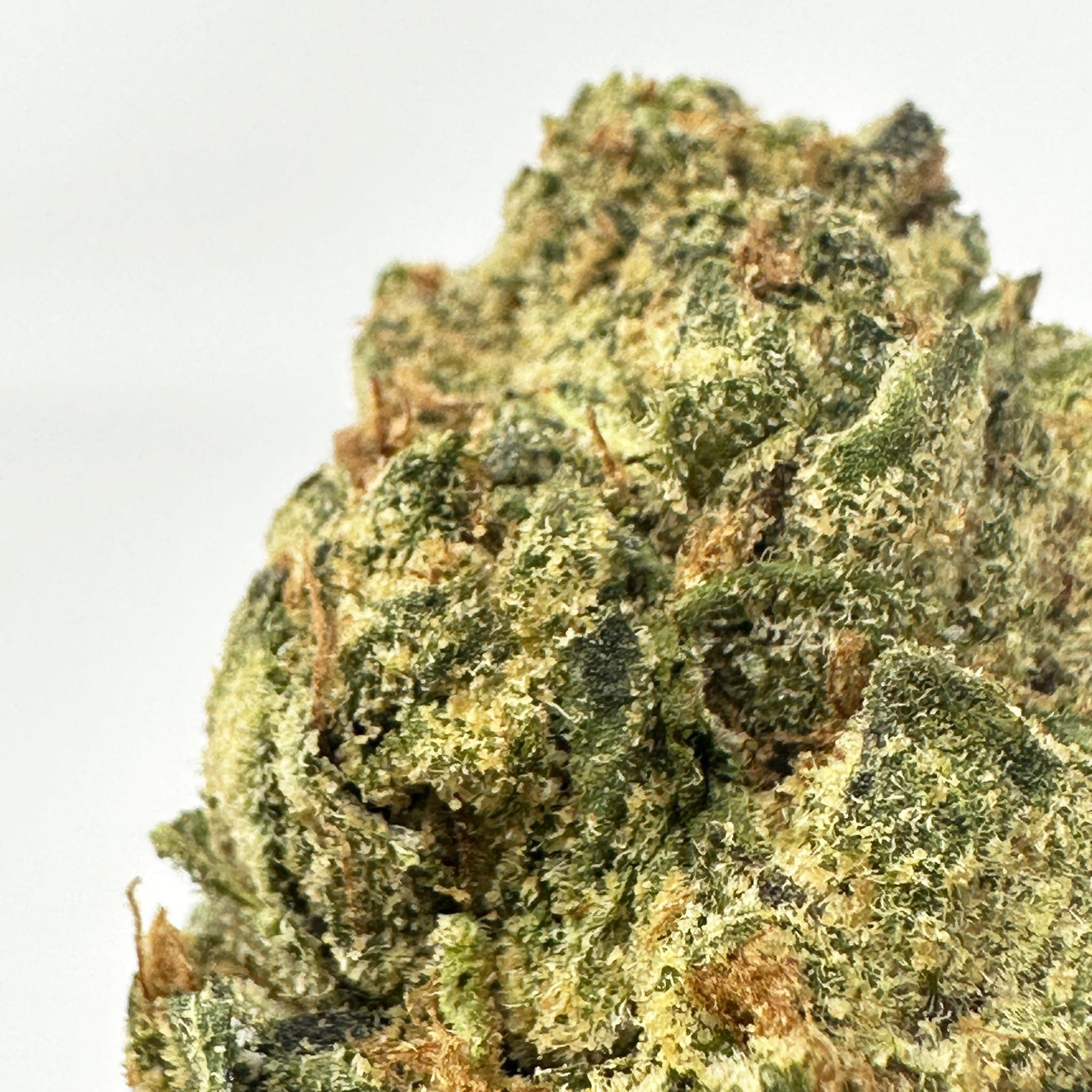 a closeup of slapz thca flower