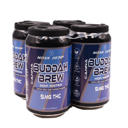 Buddah Brew Buddah Brew THC hop water four pack from NOVA Hemp