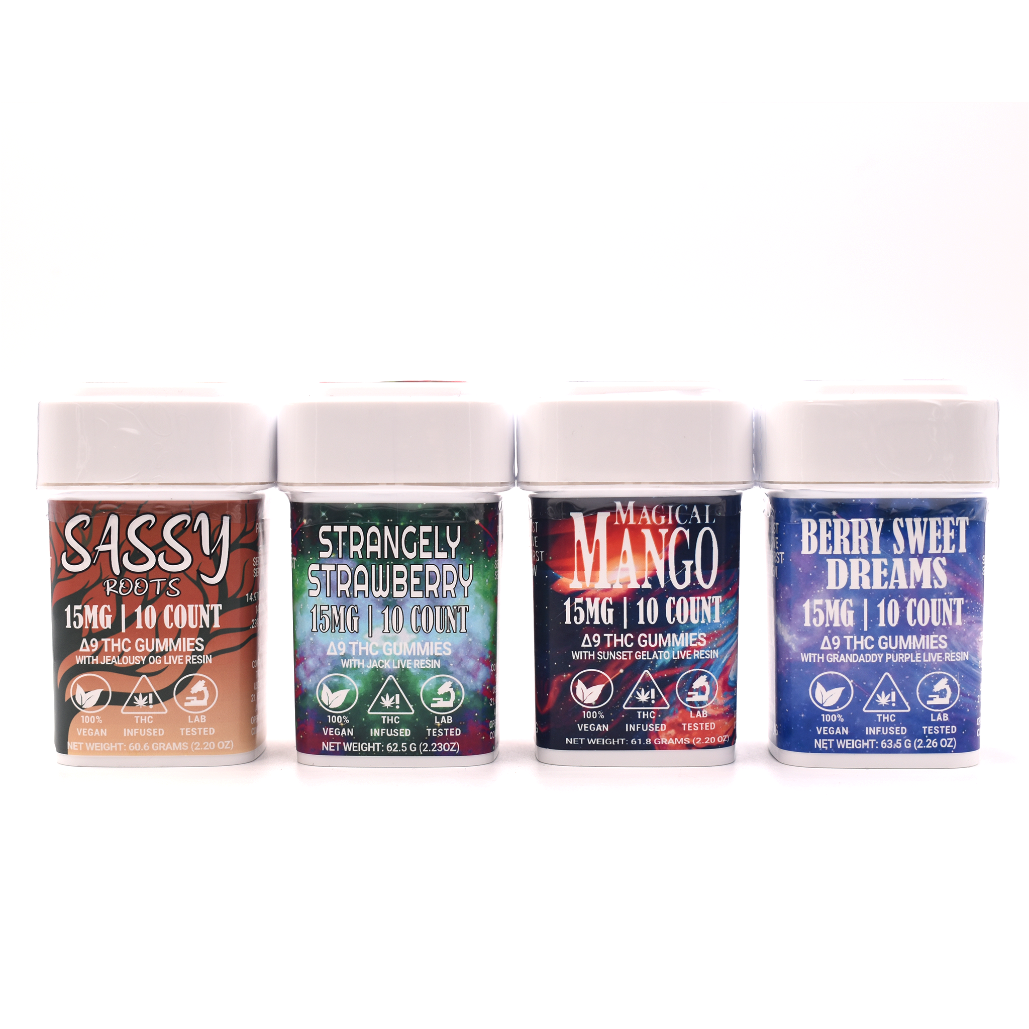 Live Resin Enhanced THC Gummies
