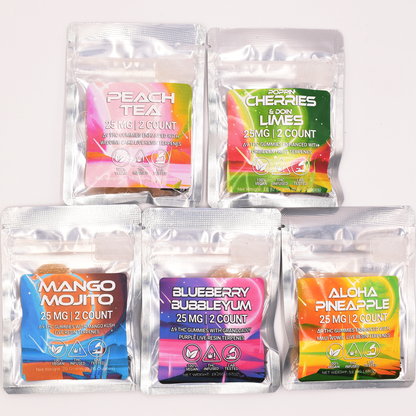 25 mg Delta-9 THC Gummy Samples
