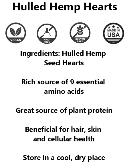 Hulled Hemp Hearts (3lb)