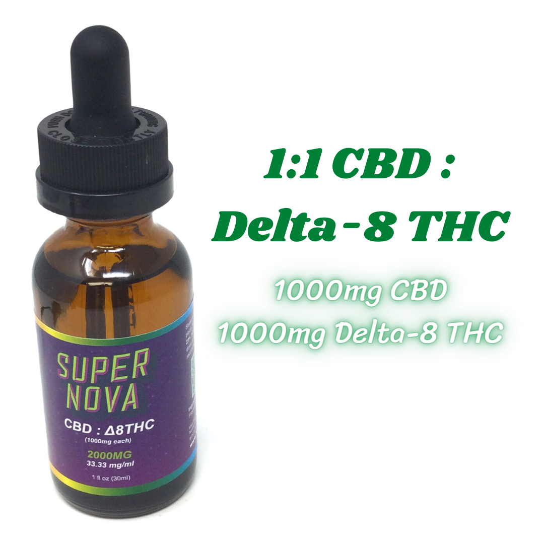 1:1 CBD & Delta 8 Tincture